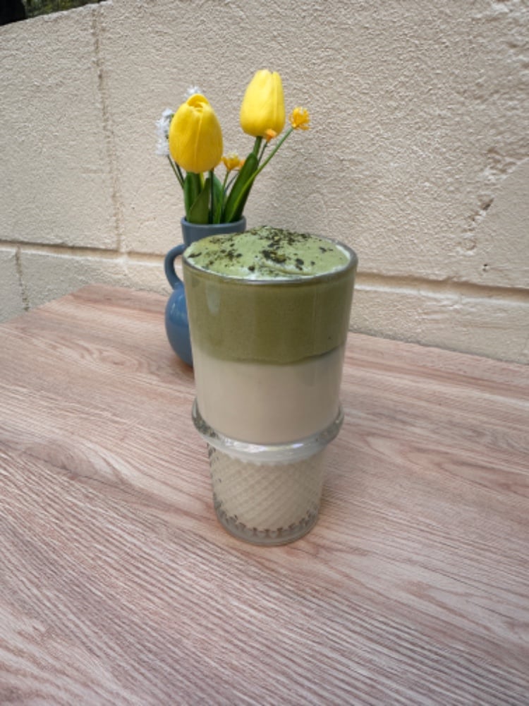 Cold Vegan Matcha Latte