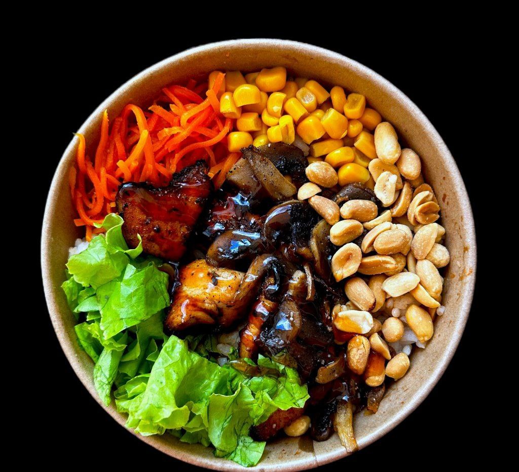 Poke Bowl з куркою теріякі