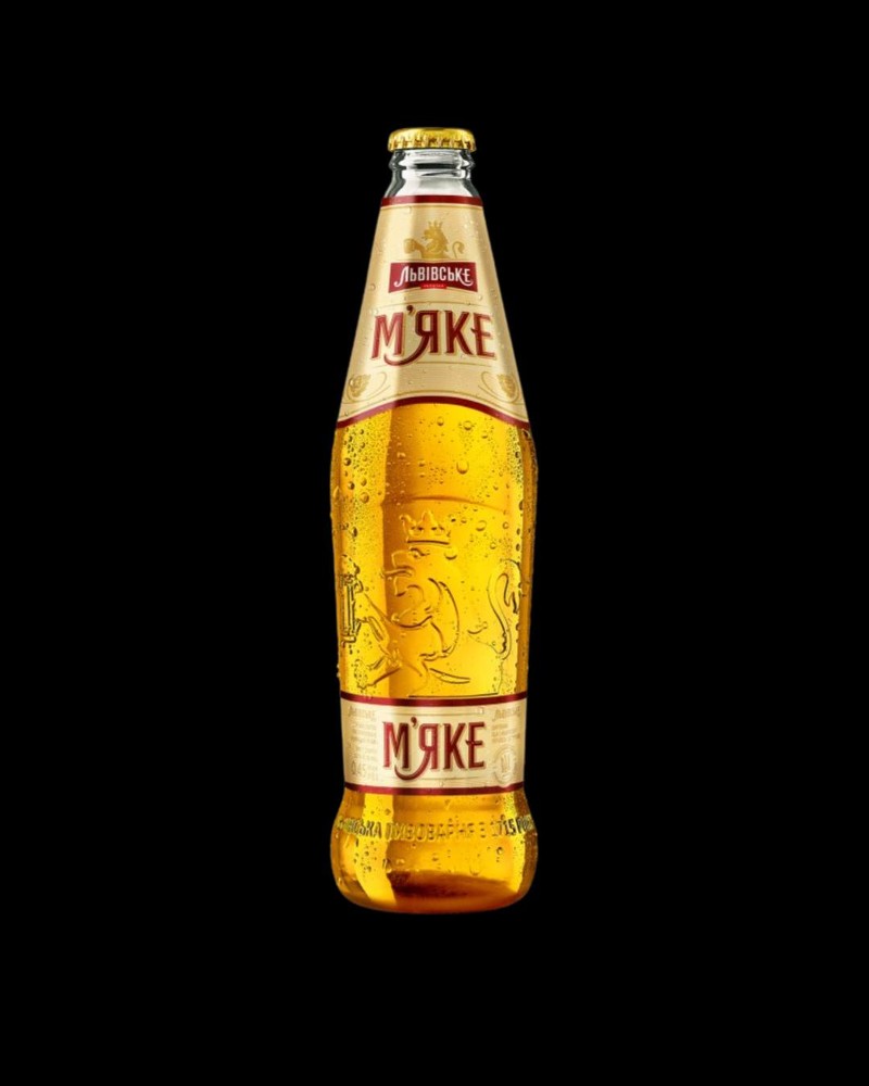 Пиво Львівське м’яке 0,46л скло