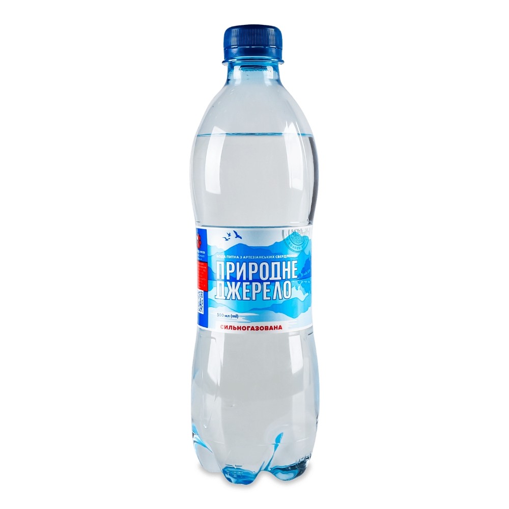 Вода Природне джерело сильно/г 0,5л