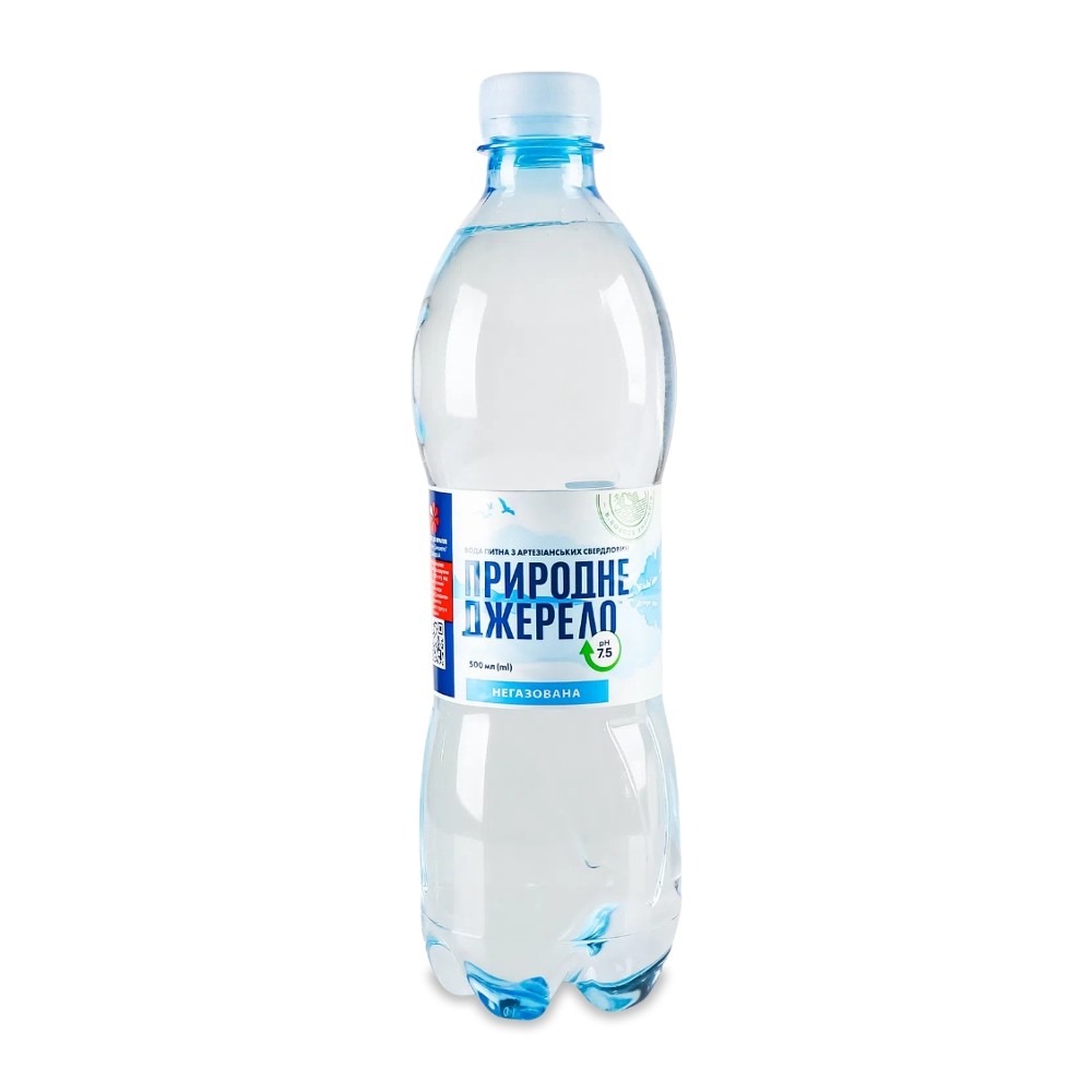 Вода Природне джерело н/г 0,5л