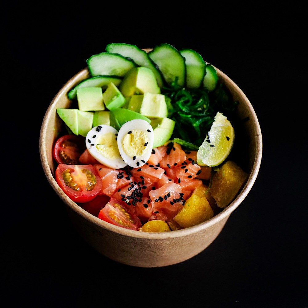 Боул з лососем