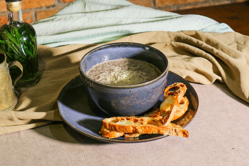 სოკოს კრემ-სუპი / Mushroom Cream Soup Ⓥ
