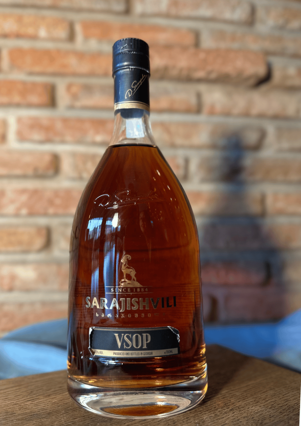 ბრენდი "სარაჯიშვილი VS"-ჭიქა / Sarajishvili V.S glass