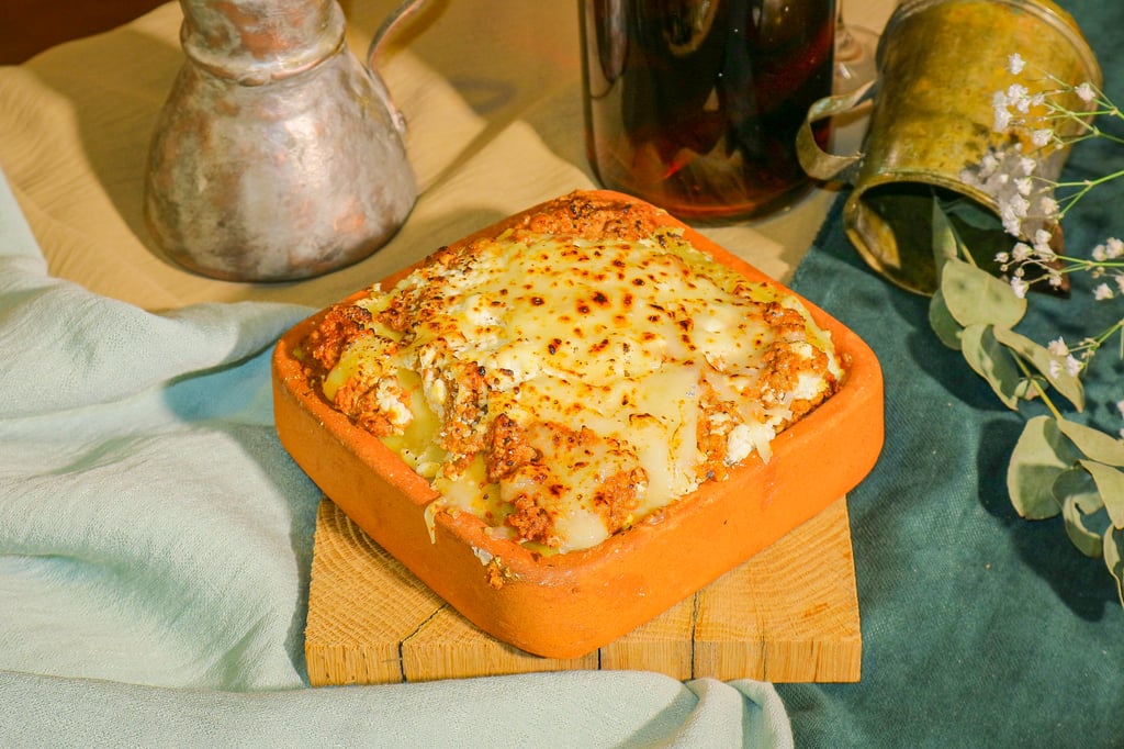 ლაზანია / Lasagna with Georgian Cottage Cheese