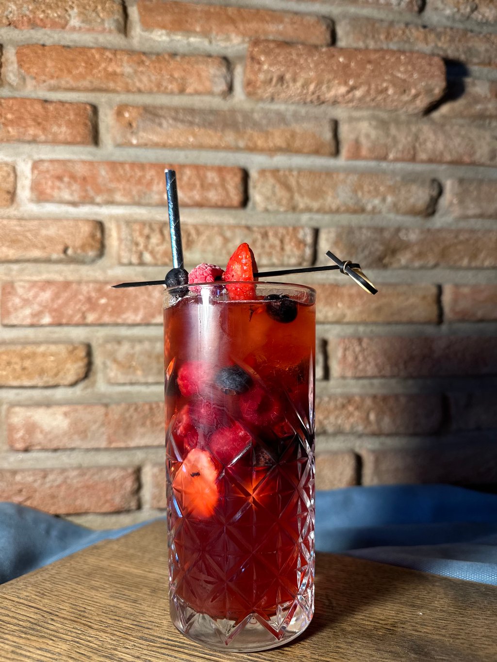 ჩვენი ლიმონათი კენკრის ჭიქა / Homemade Berry Lemonade with glass