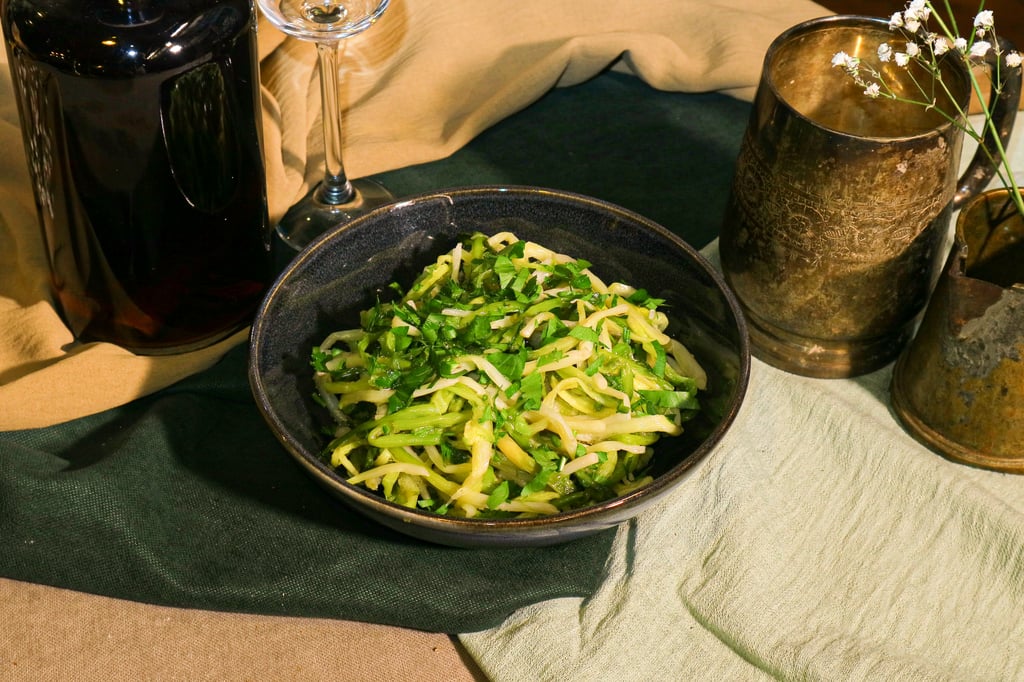 ღანძილი (სეზონურად) / Sauteed Wild Garlic (Seasonal) 🅥