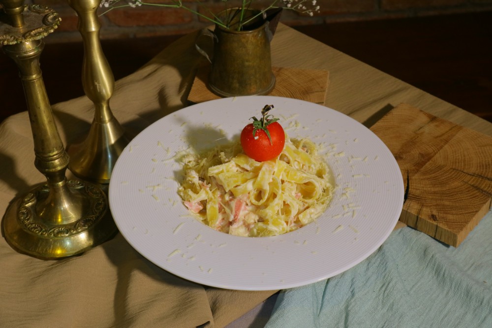 ფეტუჩინი ალფრედო / Fettuccine Alfredo Ⓥ