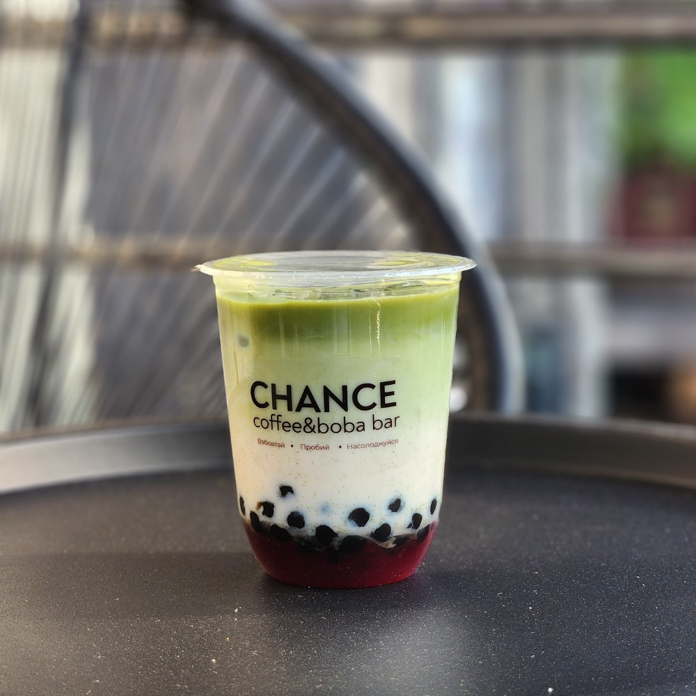 Strawberry matcha Bubble