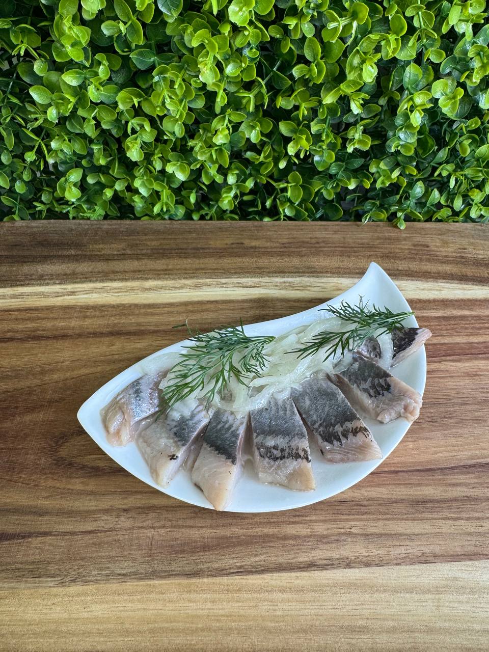 Оселедець з цибулею