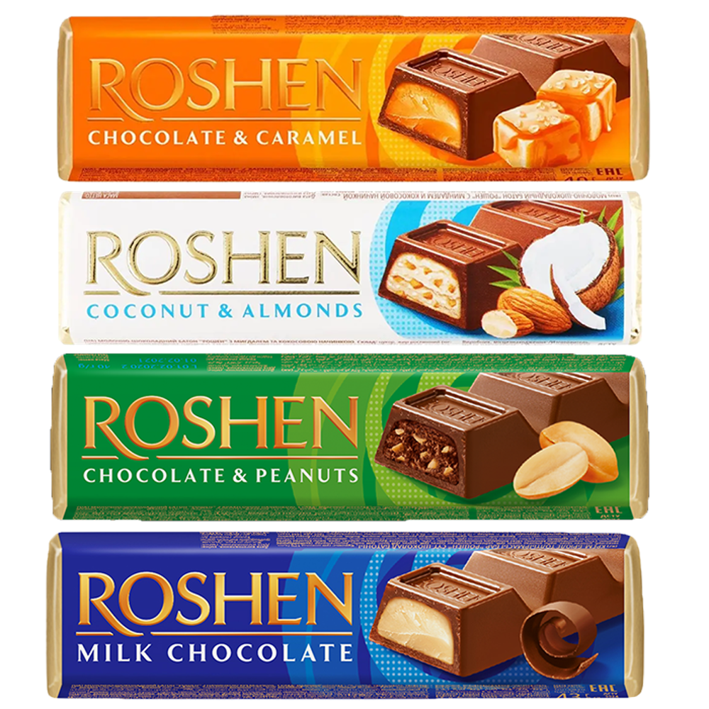 Батон. Roshen в асортименті