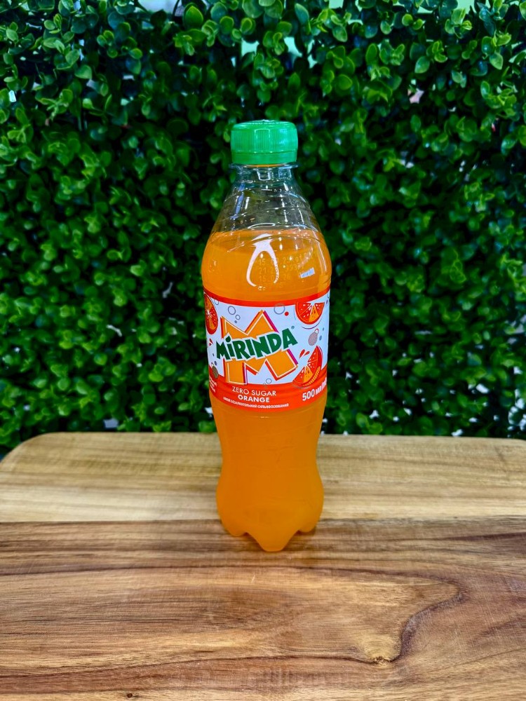 Напій безалкогол,сильногаз, Мірінда смак апельсину 0,5л.