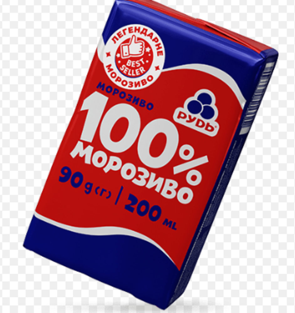 Брикет "100% морозиво"