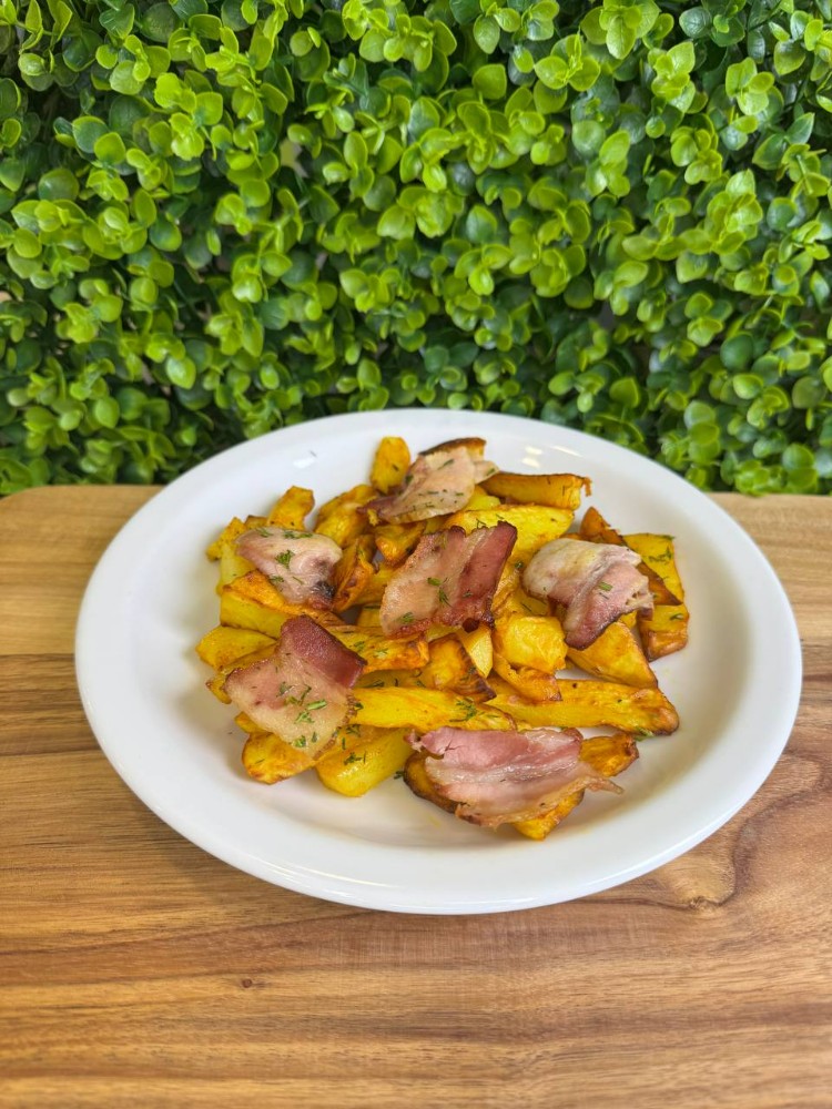 Печена картопля з беконом