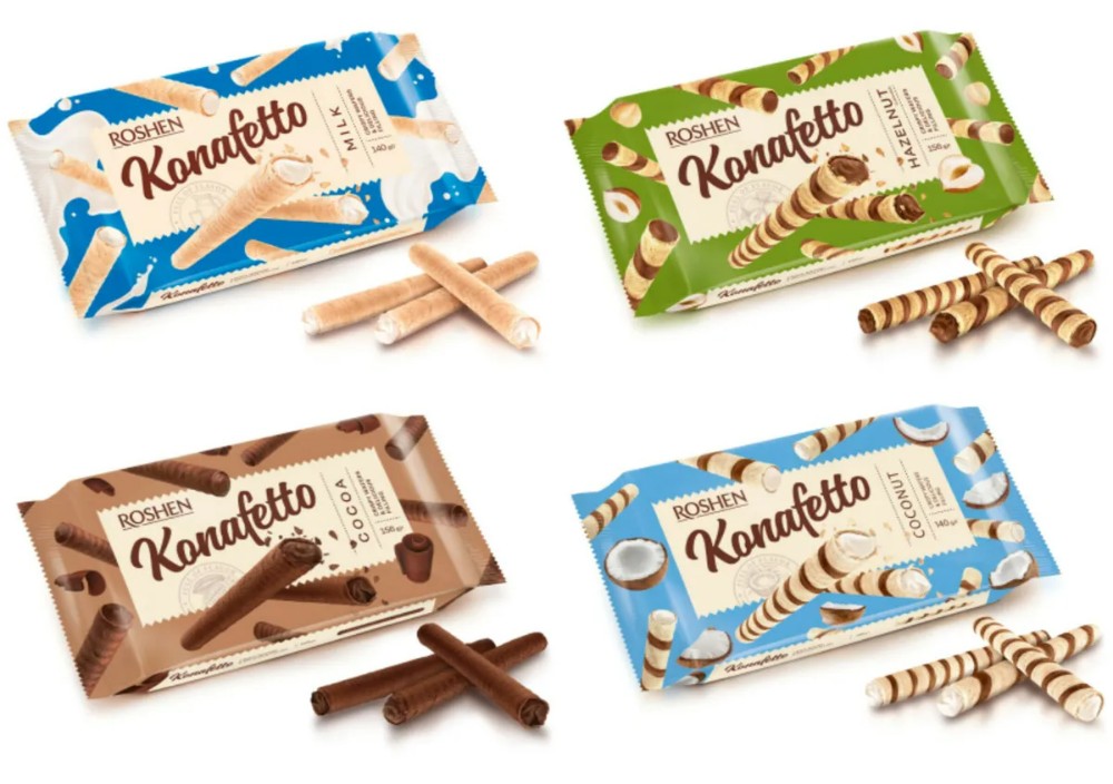 Вафельні трубочки Konafetto