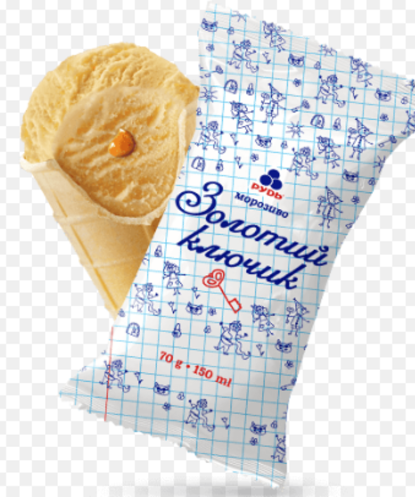 "Золотий ключик" у вафельному стаканчику