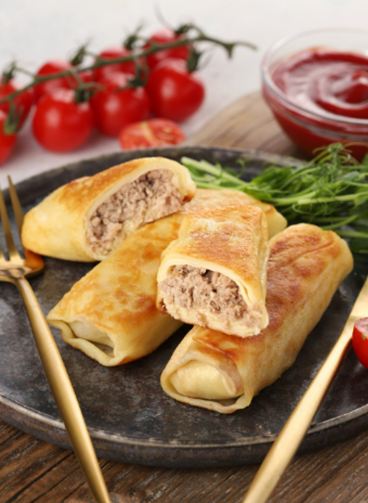 Млинці з м'ясом
