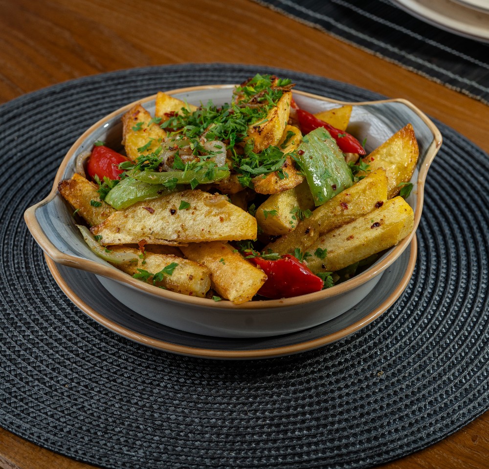 კარტოფილი ოჯახურად / Fried potatoes with onion