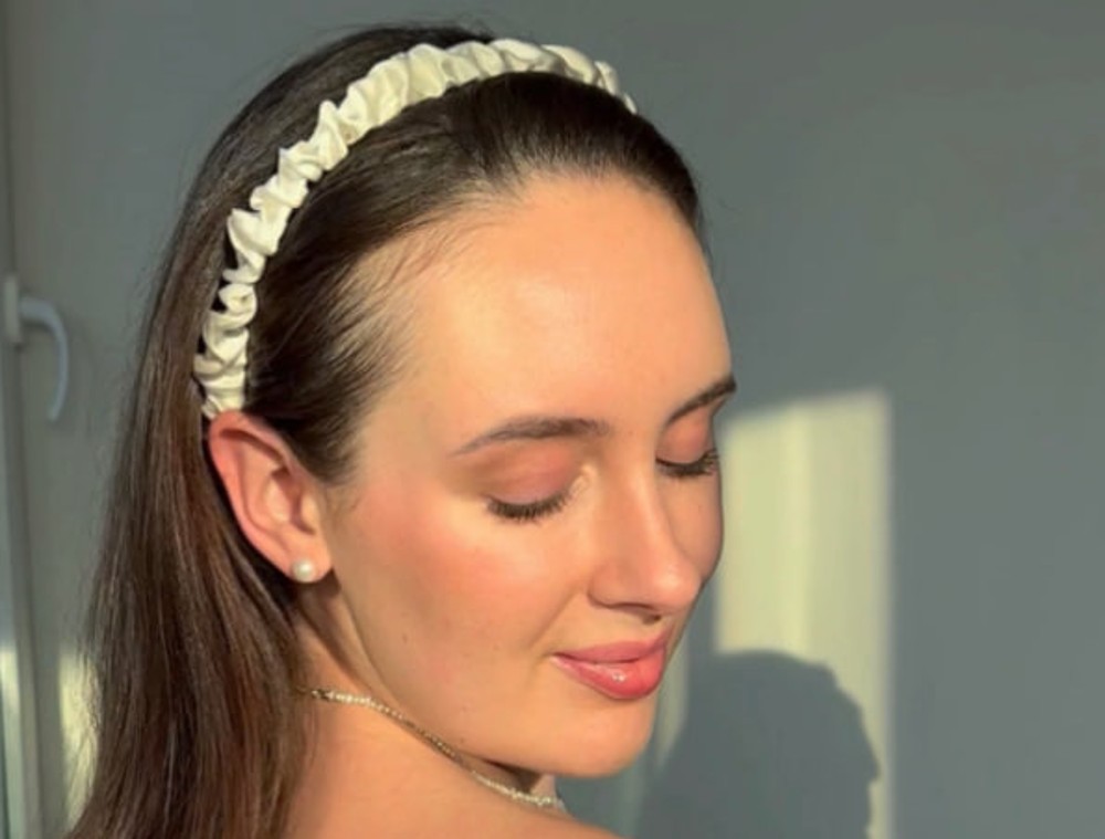 Обруч-пов'язка з натурального шовку Mulberry