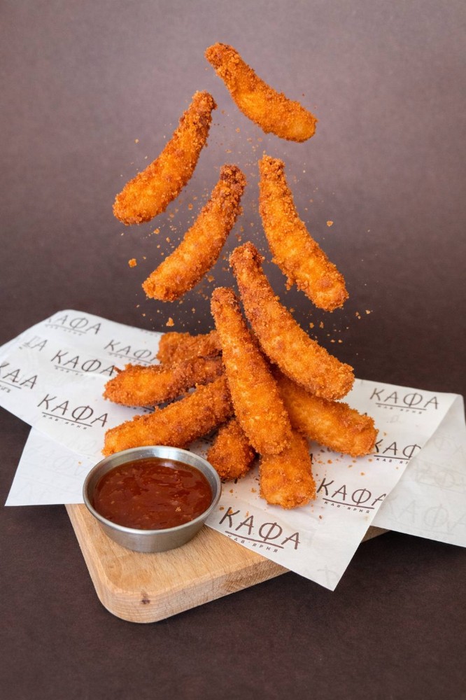 Креветки в клярі темпура