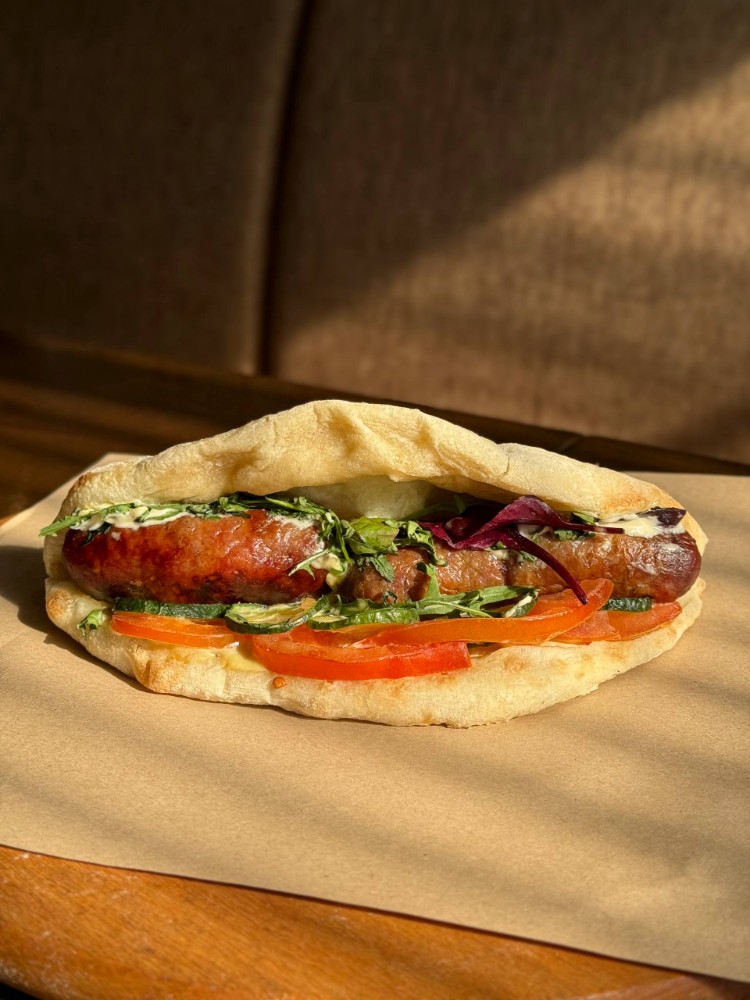 Бутер з ковбасками BBQ 