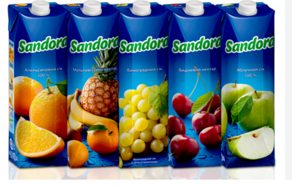 Сік  в асортименті, 1 л