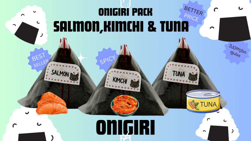 Salmon & Kimchi & Tuna
