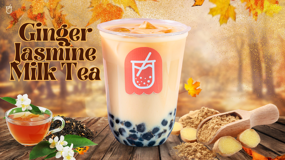 Ginger Jasmine Milk Tea Medium