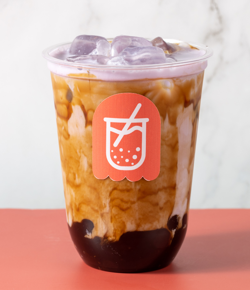 Taro Milk BROWN sugar LARGE / ტარო ყავისფერი შაქრით დიდი