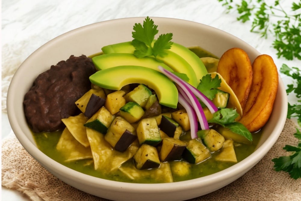 Chilaquiles Vegetales asados