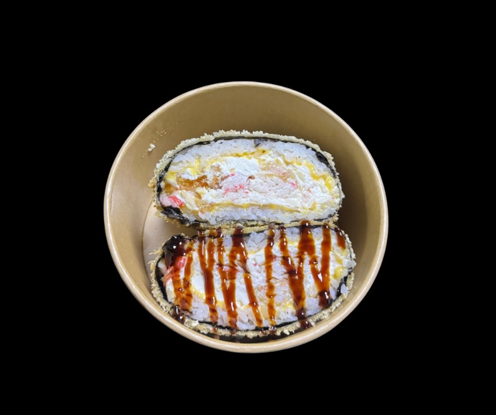 Суши Бургер з креветками панко   б