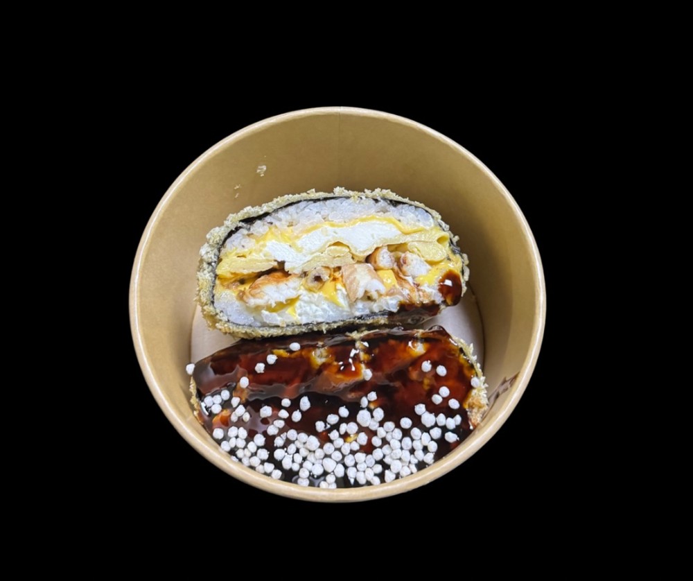 Суши Бургер з вугрем  б