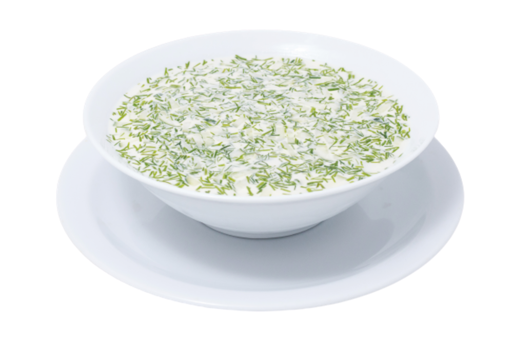 Окрошка с курячим філе