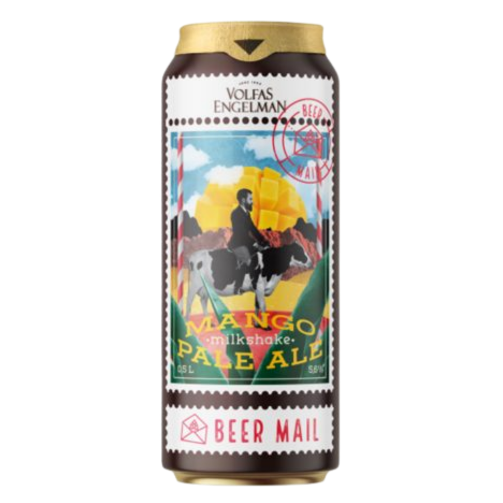 Пиво Volfas Engelman Mango Milkshake Pale Ale 0.5 ж/б