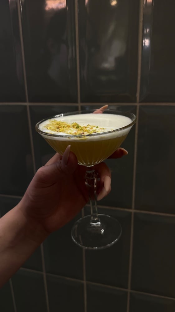 Pistachio sour