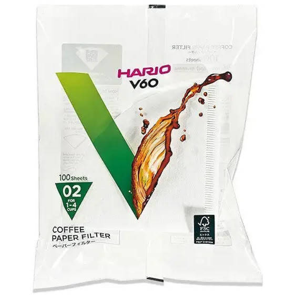 Фільтри Hario V60 02 100 шт