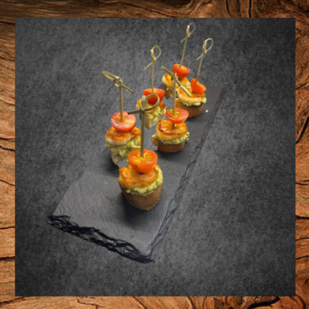 Канапе з креветкою