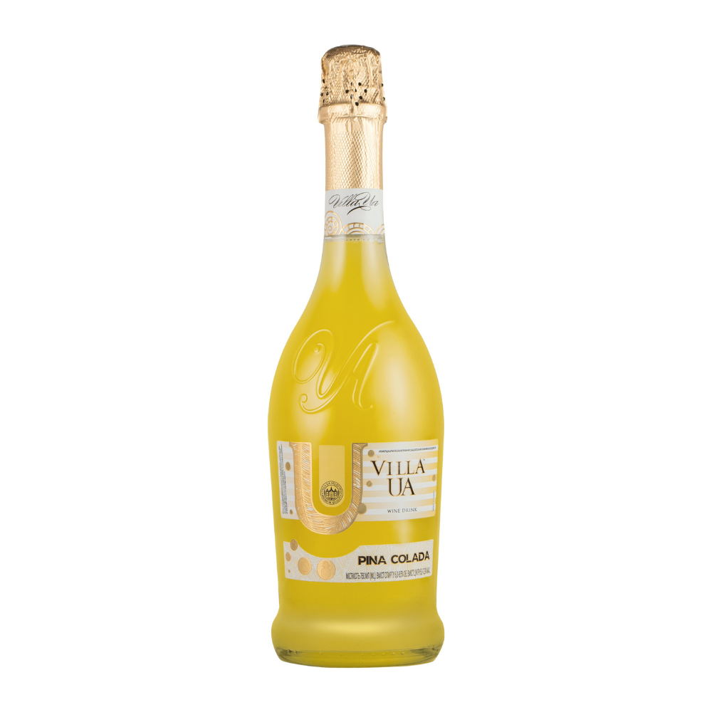 Напій винний газований Villa UA Pina Colada білий напівсолодкий 0.75 л