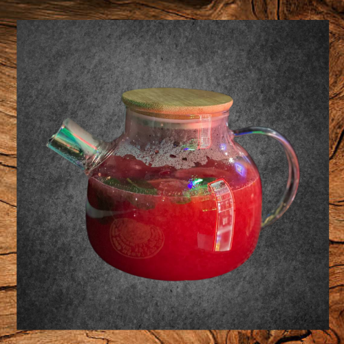 Чай малина - клюква