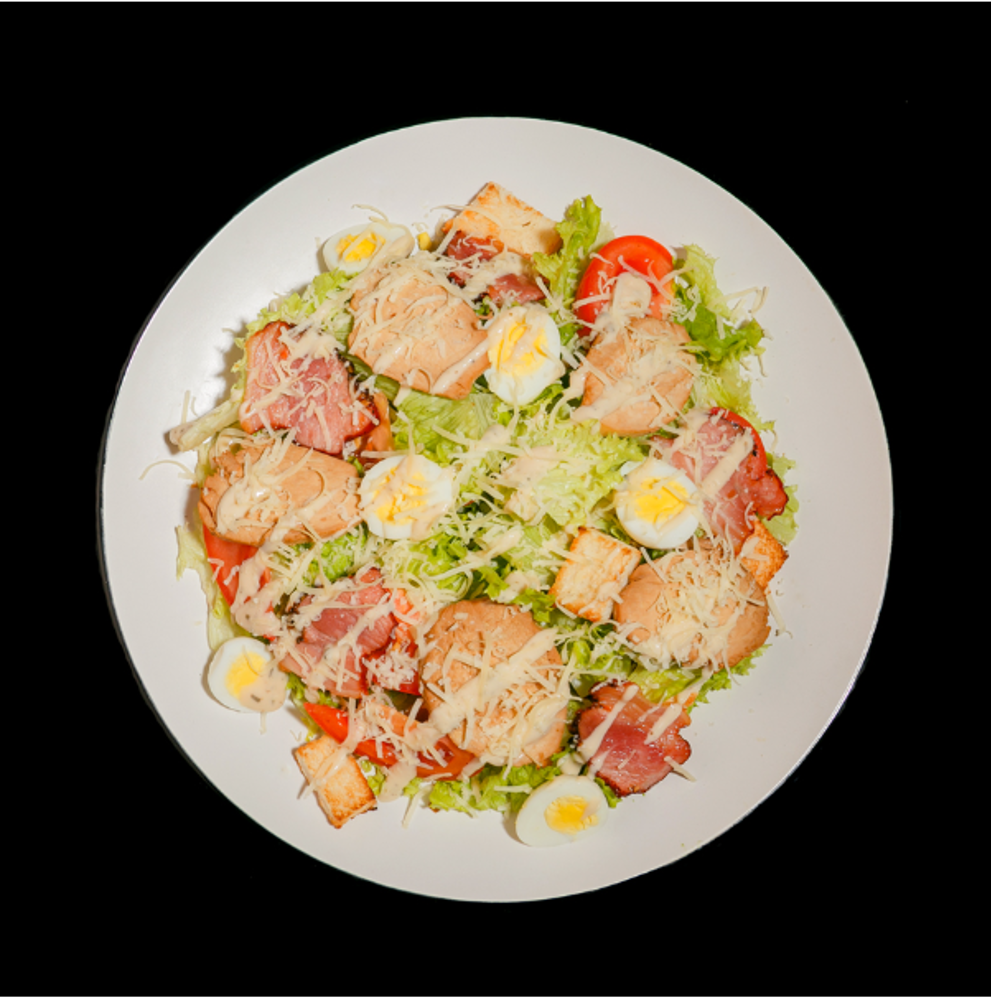 Стакан Салат Цезар креветка 1 шт