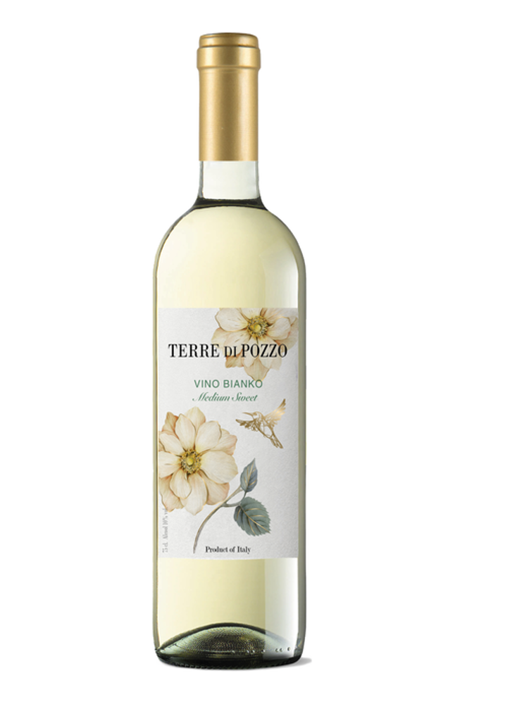Вино Terre Di Pozzo біле напівсолодке 10% 0.75 л