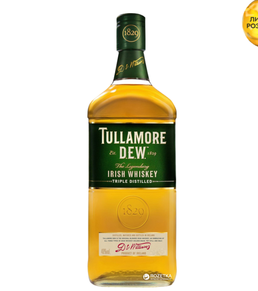 Віскі Tullamore Dew Original 50 мл 40%