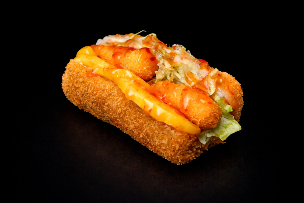 Хот Дог Фрі з креветками панко стандарт (250 грамів)