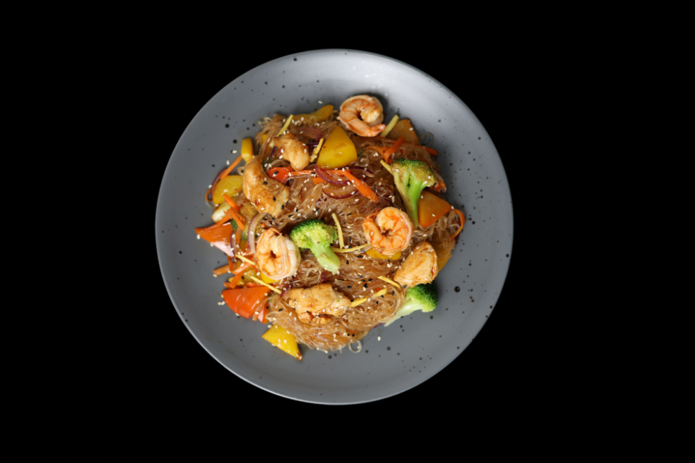 Фунчоза ТЕРИЯКІ КУРКА КРЕВЕТКИ (340 грамів)