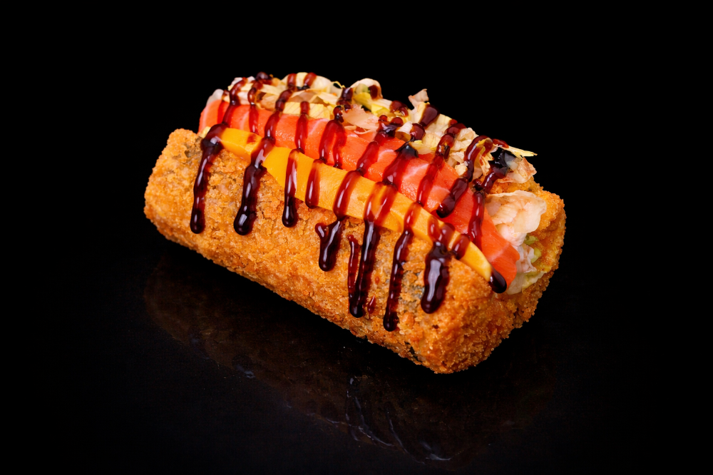 Хот Дог Фрі з копченим лососем стандарт (250 грамів)