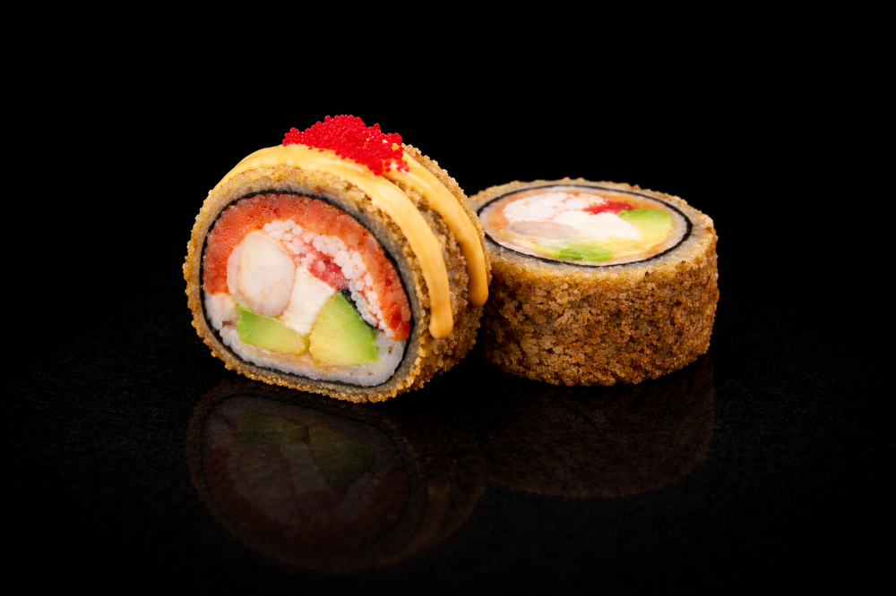 Теплий рол з лососем без рису (300 грамів)