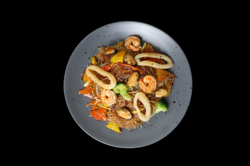 Фунчоза ТЕРИЯКІ МОРЕПРОДУКТИ (340 грамів)