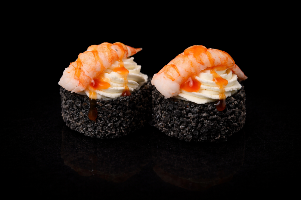 Теплий рол з креветками блек (400 грамів)