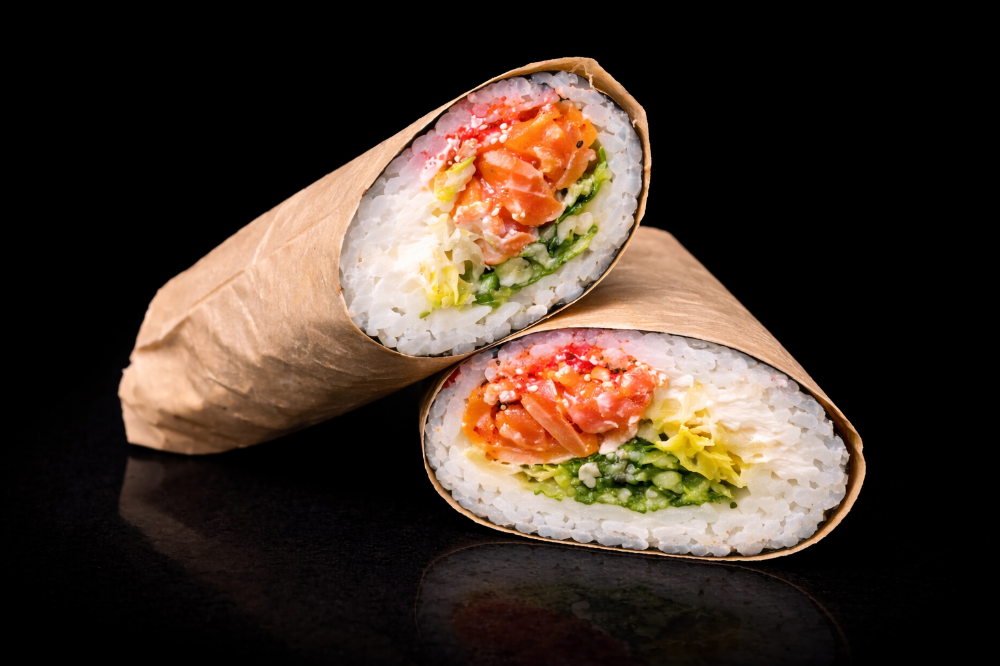 Сушіріто з лососем гриль (300 грамів)