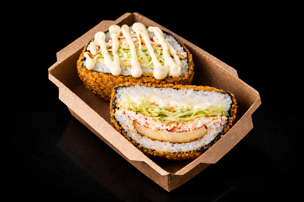 Сушібургер з крабом (300 грамів)